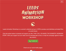 Tablet Screenshot of leedsanimation.org.uk